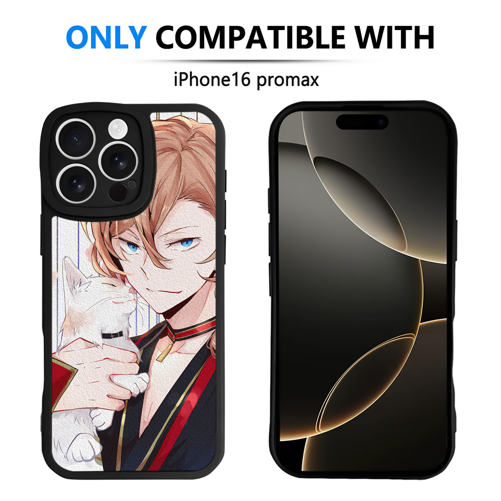 （画像用） 文豪ストレイドッグス Bungo Stray Dogs 【iPhone 16シリーズ対応】シリコンスマホケース（レザー調） 材質：シリコン